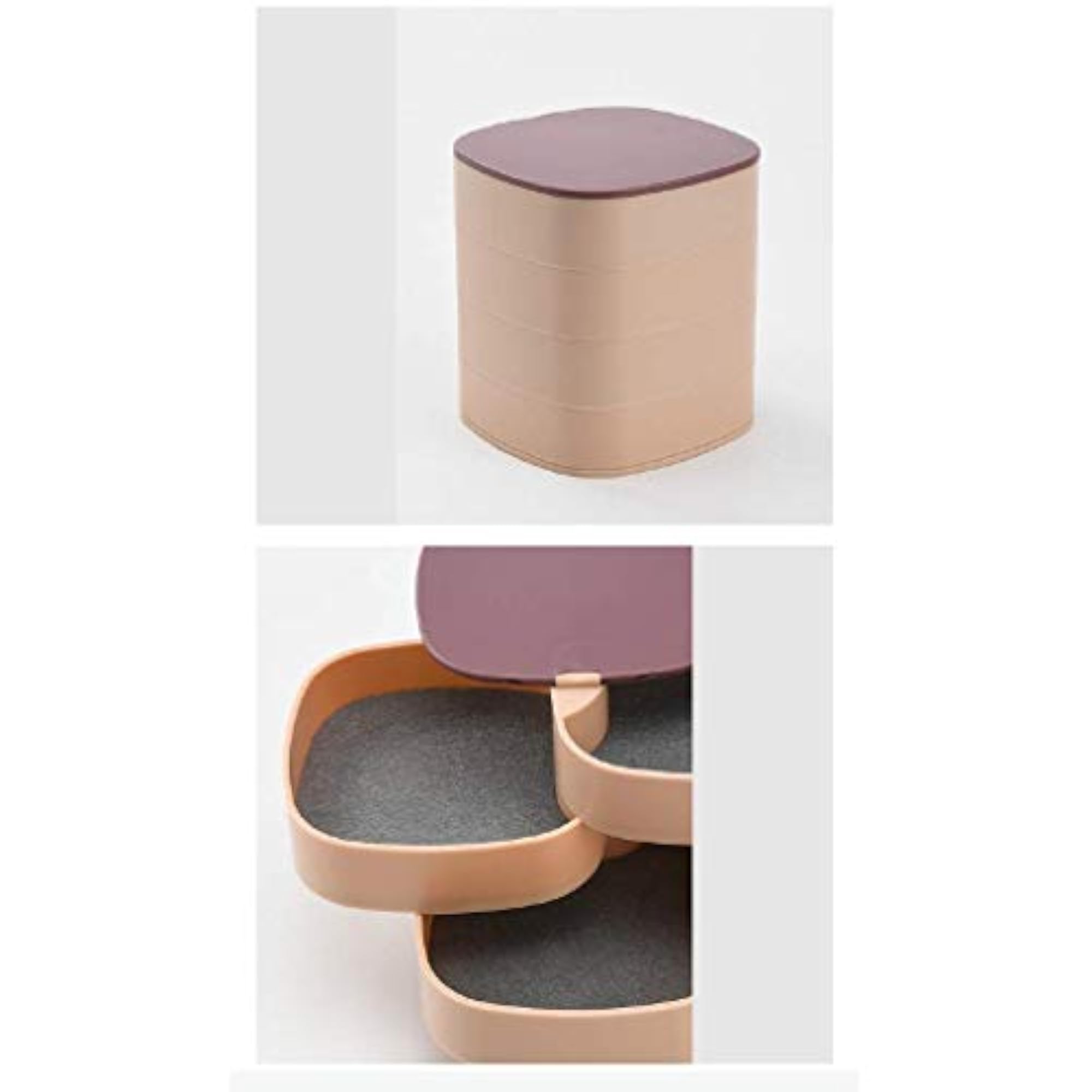 PU Leather Small Jewelry Box for Travel