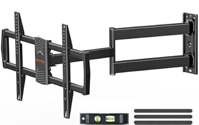 ELIVED Long Arm TV Mount for Most 42-75 Inch TVs, 32" Long Extension Arm Corner TV Wall Mount, Articulating Wall Mount tv Bracket Swivel and Tilt, Holds up to 99 lbs. Max VESA 600x400mm, YD1036