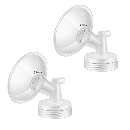 Image of Begical 17mm Flange Compatible with Spectra/Motif Luna/Ameda MYA/Cimilre Breastpumps Replacement to Pump Parts and Flanges/Shields. Compatible with Spectra S1 S2 9 Plus Parts/Accessories