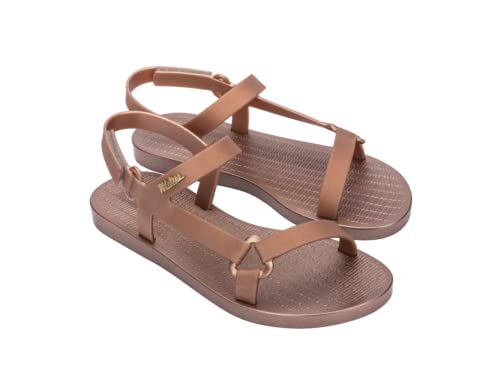 Sandália Sun Downtown Metallic, Melissa, Feminino, Rose, 37