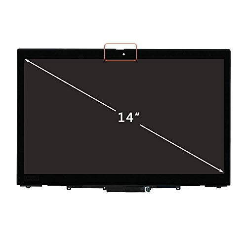 FIRSTLCD Touch LCD Screen Replacement B140HAN03.1 fit for Lenovo ThinkPad X1 Yoga 3rd Gen 20LD 20LD001DUS 20LD001EUS 20LD001GUS 20LD002NUS LED Display Digitizer Assembly w/Bezel FHD 14