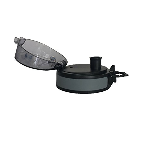 Three Drops of Life Flip Top Lock Lids (Black/Gray, Pack of 1)