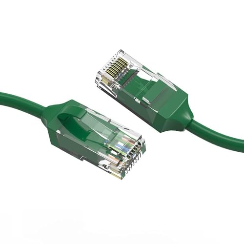 Cable de red Ethernet Cat.6 5 ft verde, pack 2 miniatura 1