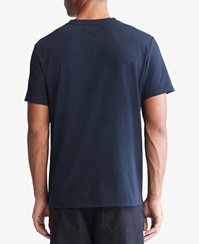 Calvin Klein Men's Smooth Cotton Solid V-Neck T-Shirt2