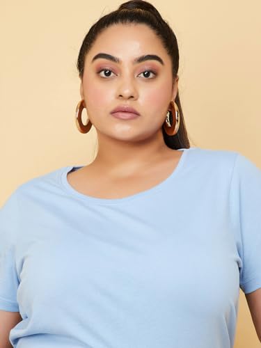Image of Max Plus Size Women Solid T-Shirt