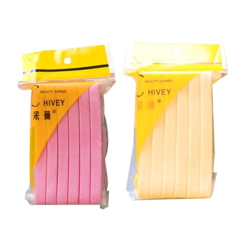 VALICLUD 2Bolsas Esponjas De Limpieza Facial De Esponjas Desmaquillantes Amarillo Rosa Para Limpieza Profunda y Exfoliación