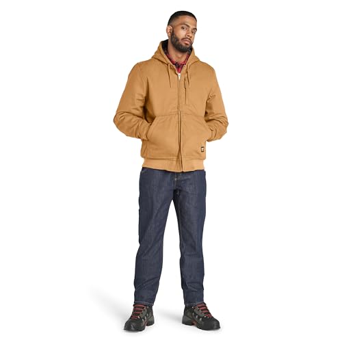 Image of Timberland PRO Gritman Lined Canvas Hooded Jacket