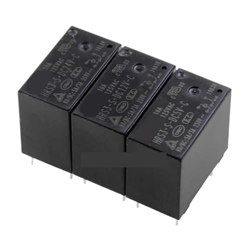Relé de potencia HRS3-S-DC5V de 10A y 5PIN interruptor electromecánico de 5V para PCB pack de 5