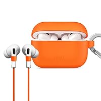 URGARMEE シリコン保護ケース AirPodsPro オレンジ 汚れ防止 URGARMEE シリコン保護ケース AirPodsPro オレンジ 汚れ防止