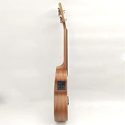 Saturey Ukulélé Ukulele Electro-Acoustique 24 Pouces Eq Ukulélé Type de Jeu Hollow Sculpté Modèle Modèle Musical… – Image 2