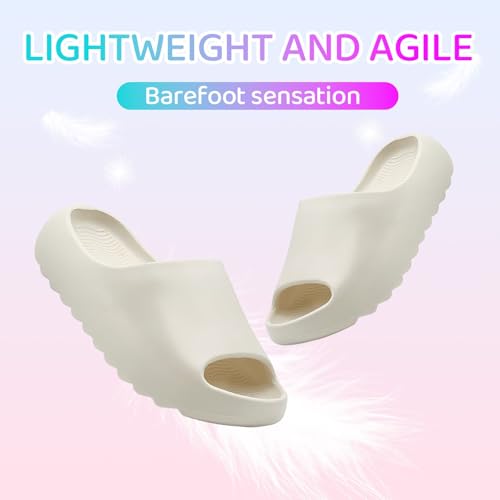 Cloud Slides for Kids,Boys Girls Shower Slippers Bathroom Pool Sandals,Toddler Home House Open Toe Comfy Thick Sole Slippers,Summer Non-Slip Beach Shoes2