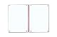 Oxford 400047655 Spiralbuch Black n’ Red DIN A5 liniert flexibler Deckel 70 Blatt schwarz/rot Notizblock Schreibblock Collegeblock