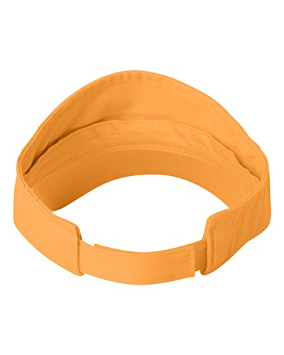 Image of Go All Out Adult Blue Captain & Yellow Anchor Embroidered Visor Dad Hat