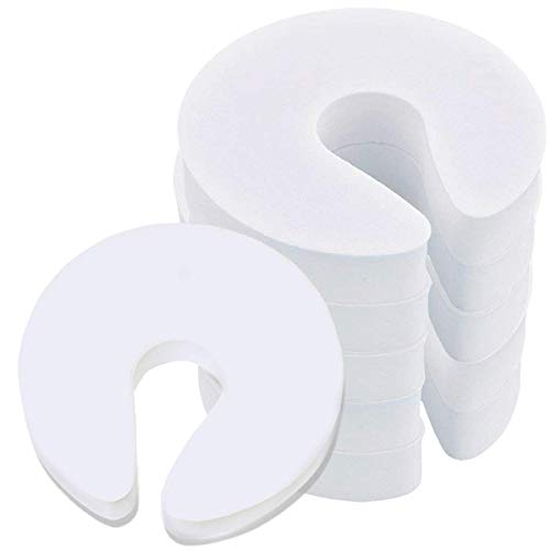 Meowoo Bloque Porte Bébé Securite Placard Enfant 6pcs, Protection Bloque Securite Enfants, Doigts Anti-Pincement Bloc Porte Securite Fenetre Bebe Bloque-Porte Foam, Stop-Porte Mousse Porte Protection