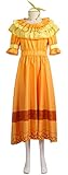 Occipa Unisex Adult Abuela Alma Costume Mirabel Dress Isabela Madrigal Suit Bruno Cosplay Antonio Uniform for Halloween (Pepa, Small)