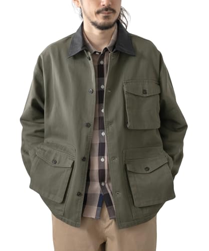 ＩＴＥＭＳ＼ＵＲＢＡＮ　ＲＥＳＥＡＲＣＨ(アーバンリサーチ アイテムズ) カバーオール カバーオールジャケット メンズ ITA6-17B012 OLV Lのサムネイル