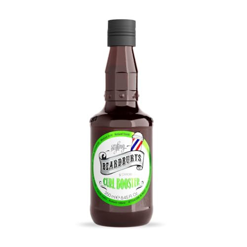 Activador de Rizos Curl Booster Beardburys | Fijación Media y Acabado Natural | Sin Alcohol, Sin Residuos | Para Rizos Naturales o Permanentes | Uso Profesional y Doméstico | 250 ml