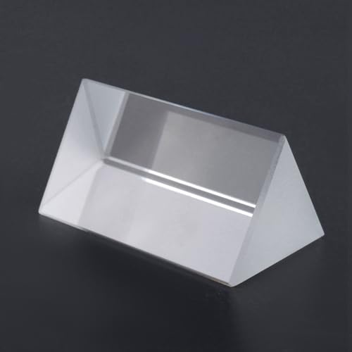 Prismas ópticos de cristal y prisma triangular transparente para enseñanza de física, 8 piezas 5