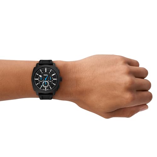 Image of Fossil Men's Watch, Machine Stainless Steel Chronograph Watch for Men
