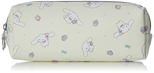 ペンケース 筆箱 文具 化粧ポーチ コスメポーチ トラベルポーチ 大人向け 合皮 PUレザー マイメロディ シナモロール ポチャッコ クロミ ハンギョドン 0014 レディース シナモロール