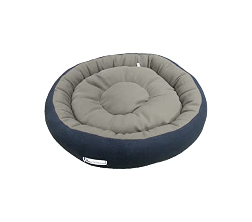 Image of Premium Small Size Dog Bed for Small Dogs and Puppies Anti Skid Bottom Washable Orthopedic Dog /cat Beds Black-Grey