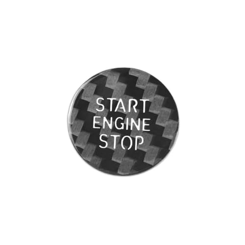 Bouton de démarrage en carbone pour X5 G07, un cache autocollant haut de gamme.