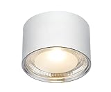 12 W Globo Deckenleuchte SERENA Chrom, Glas klar satiniert