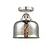 Innovations 288-1C-SN-G78 One Light Semi-Flush Mount from Nouveau 2 Collection