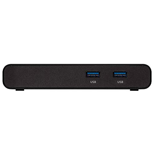 Image of Tripp Lite 2 Port USB-C KVM Dock, Dual Port USB C KVM Docking Station, 4K HDMI, USB 3.2 Gen 1, USB A Hub, Remote Selector, 85W PD Charging, Black (B003-HC2-DOCK1)
