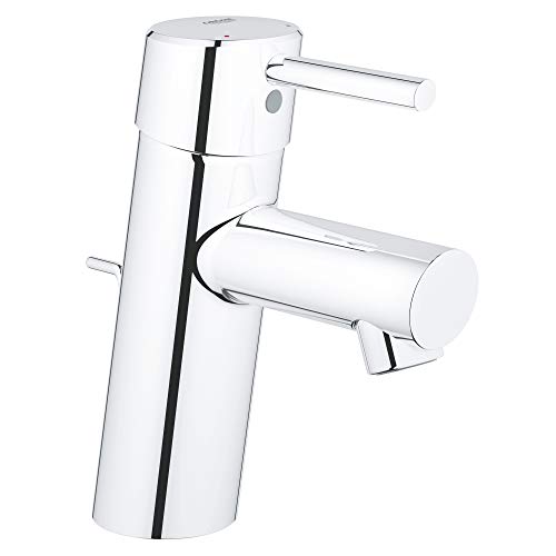 GROHE 3427000A Concetto, Single Hole Single-Handle Bathroom Faucet, S-Size, 1.2 GPM, Chrome