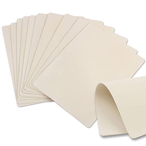 Blank Tattoo Practice Skin, Beoncall 20pcs Tattoo Skin Practice Fake Skin Soft Silicone Tattoo Skin Microblading Practice Skin for Tattoo Supplies