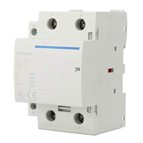Contacteur CA domestique 2P 2NO 100A protecteur puissance rail DIN 50 60Hz