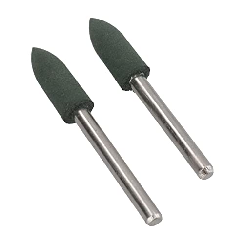 36pc Rotary Tool Rubber Polishing Points Cone Point Cylinder Shape 3.17 Mandrel