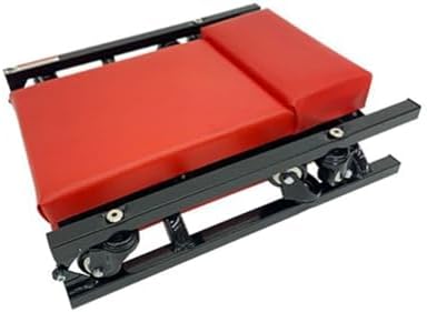 Roller Garage Chair with 6 Swivel Casters,Foldable Z Creeper Low Profile Rolling Seat,300LBS Capacity,for Shop Auto Repair