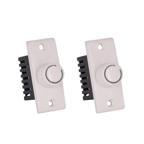 Image of SEER ceiling fan regulator Dimmer Type Regulator use in household, offices, shops, restaurants, hospitals and more (White),Non-Modular(L*B = 5.5 * 2.4cm) pack of 2