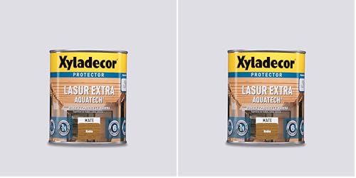 Xyladecor 250 Lasur Extra Mate Aquatech, Para madera Roble, 750 ml (Paquete de 2)
