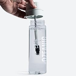 Purificador De Agua Recomendado Ozeanic | EcoBottle | Botella Purificadora de agua | Reutilizable | Elimina virus y bacterias | Botella de Agua Deporte | Filtro de Agua | Transparente | 600ML
