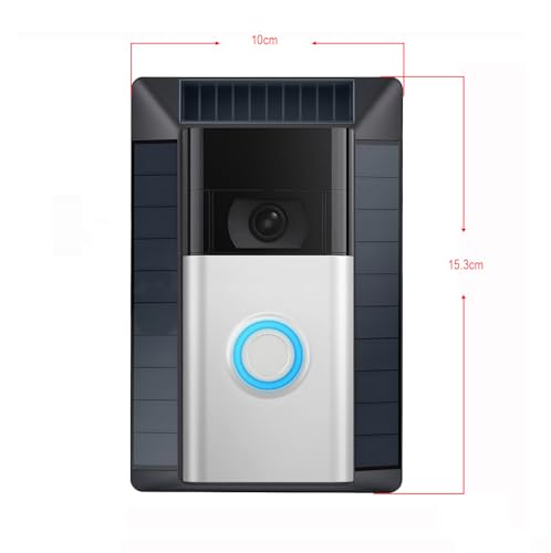 Cargador solar para Ring Video Doorbell energia continua sin cables panel micro USB 2020 3