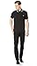 Fred Perry Men's Slim Fit Twin Tipped Shirt, Black/Ecru, X-Large
