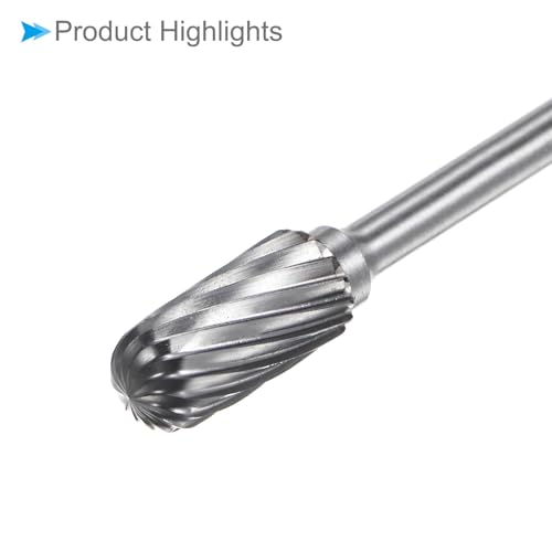 Fresas rotativas de carburo de tungsteno, 10 piezas miniatura 5