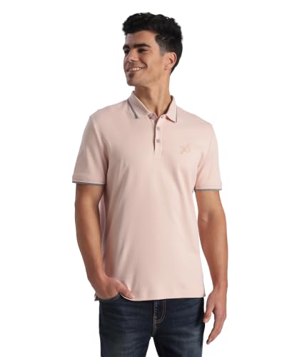 Image of Jockey 3911 Men Super Combed Cotton Rich Solid Half Sleeve Polo T-Shirt (Prints May Vary)