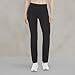 Energy Zone Women's Cotton Stretch Pocket Yoga Pants, Deep Black, X-Large