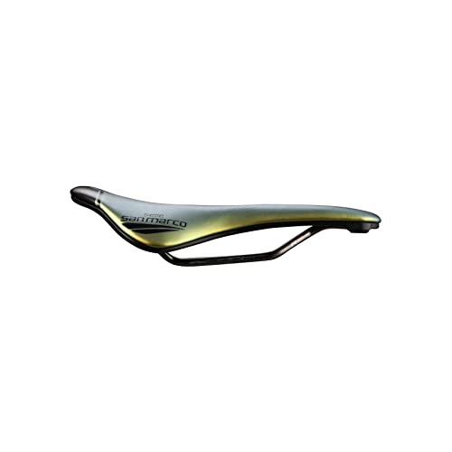 Selle San Marco Shortfit 2.0 Racing Saddle: Iridescent Gold S3 - Image 3