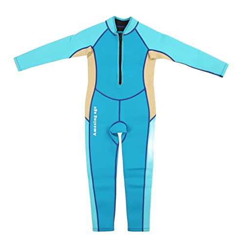 Traje de neopreno para niños 2.5 mm cálido de manga larga térmico para surf, buceo, natación y snorkel para niños y niñas miniatura 5