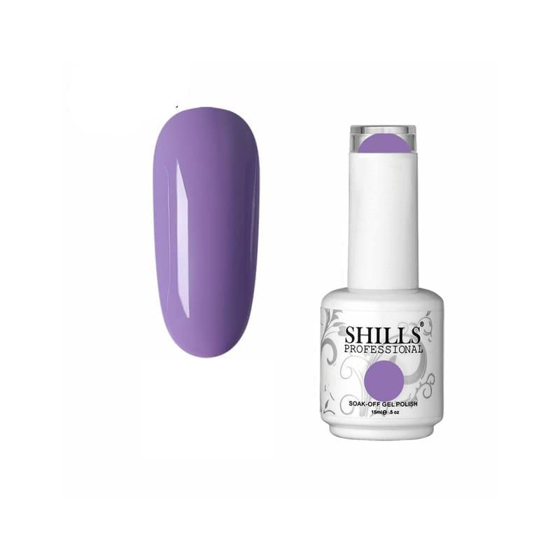 Image of SHILLS PROFESSIONAL Uv /Led Soak Off Glossy Finish Nail Polish Nail Art Nail Polish Color Shade 160, 15 Ml
