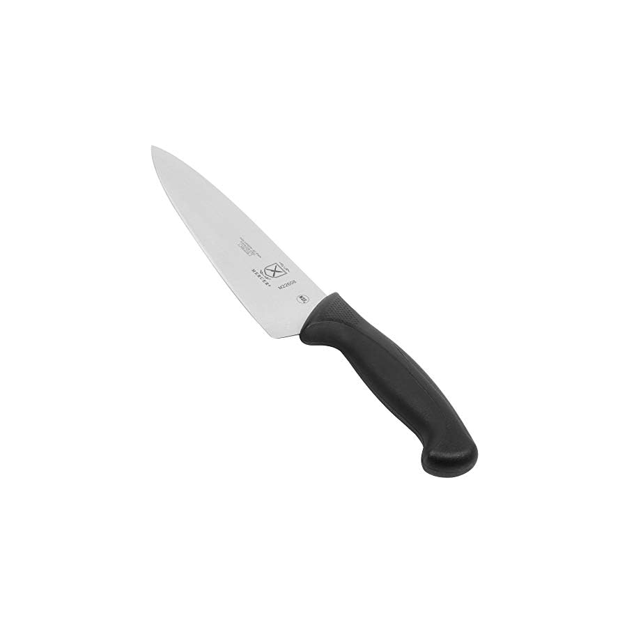 Mercer Culinary M22608 Millennia Black Handle, 8-Inch, Chef's Knife