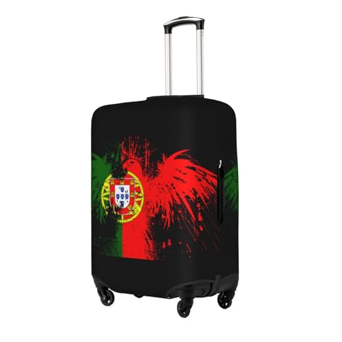 Travel Luggage Cover Portugal Portuguese Flag Fashion Washable Baggage Suitcase Protector Fit For Luggage Medium2