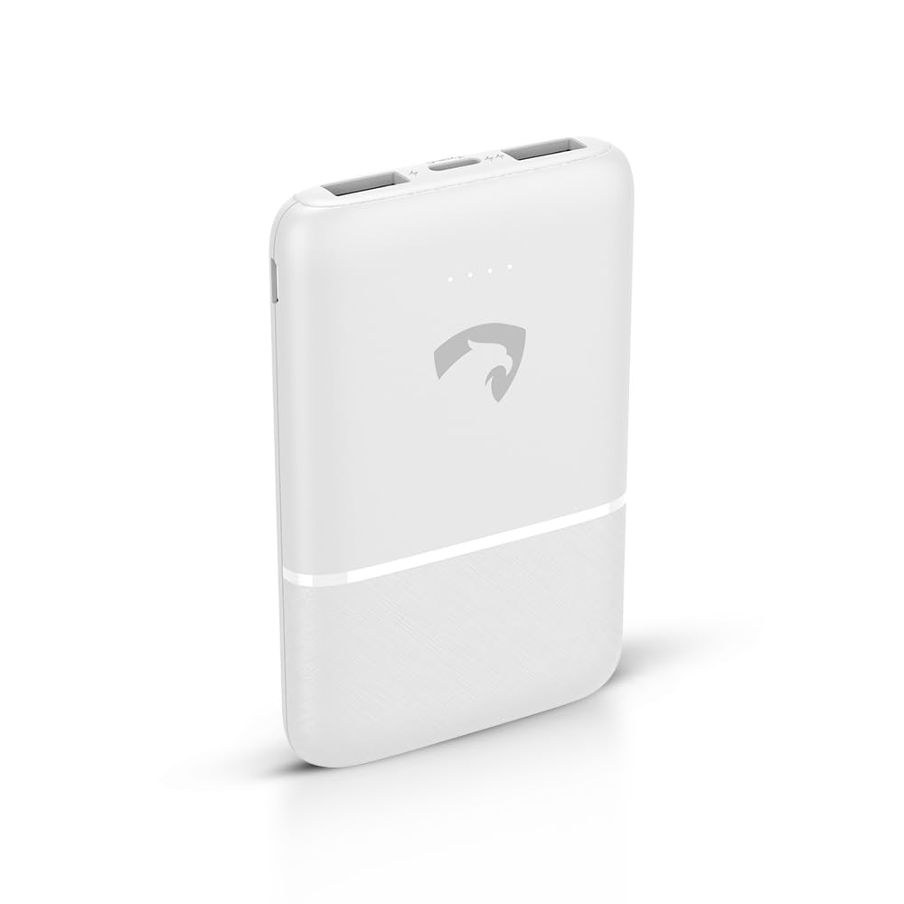 AMET Power Bank UltraPower 5.000mAh, 1 porta USB-C e 2 portas USB, Carregamento Rápido PD