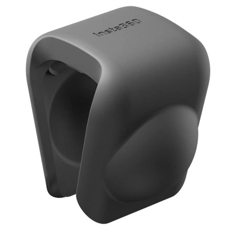 Cache objectif Insta360 One RS anti-rayures protection silicone noire