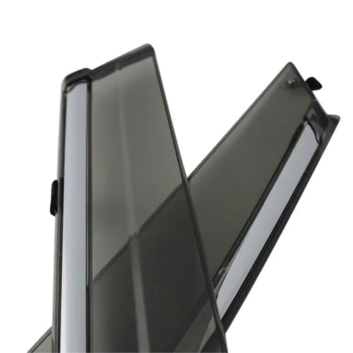 Pare-soleil JAC JS6 déflecteurs haut de gamme chrome carbone - 3